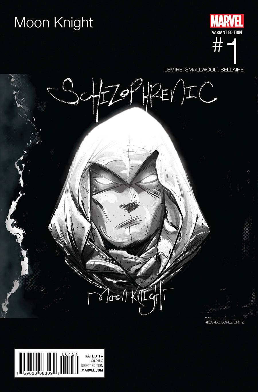 Moon Knight Vol 8 #1 Cover B Variant Ricardo Lopez Ortiz Marvel Hip-Hop Cover