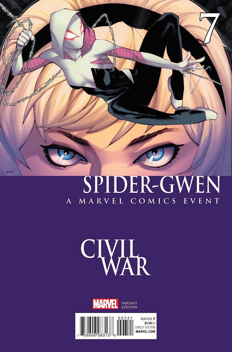 Spider-Gwen Vol 2 #7 Cover D Variant Civil War Cover (Spider-Women Part 2)