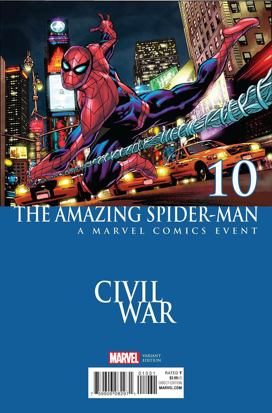 Amazing Spider-Man Vol 4 #10 Cover B Variant Civil War Cover