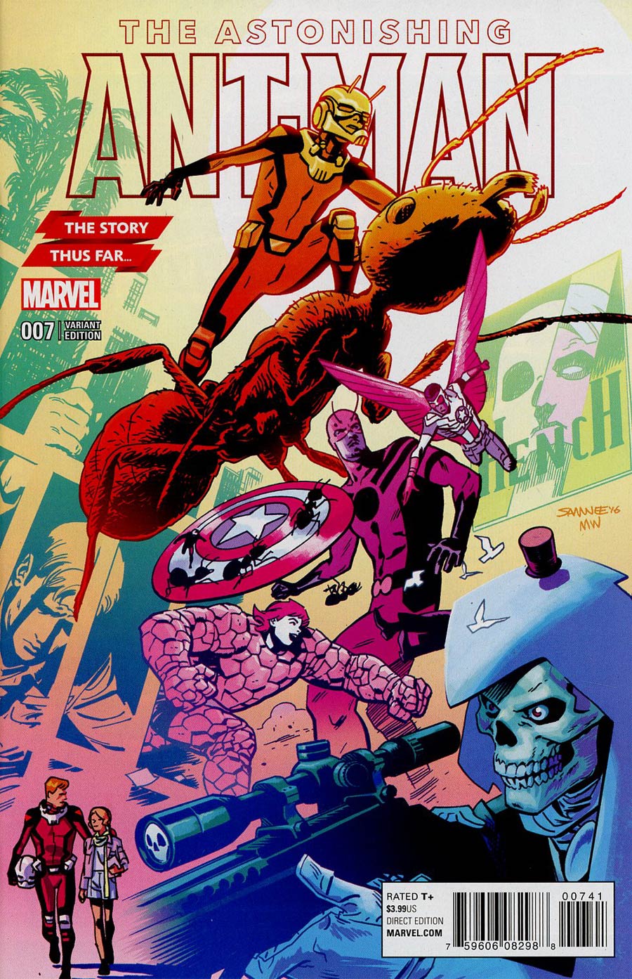 Astonishing Ant-Man #7 Cover C Variant Chris Samnee Story Thus Far Cover