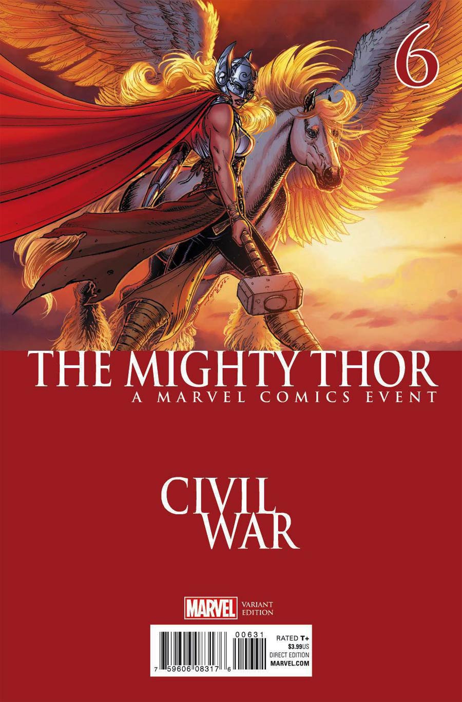 Mighty Thor Vol 2 #6 Cover B Variant Civil War Cover