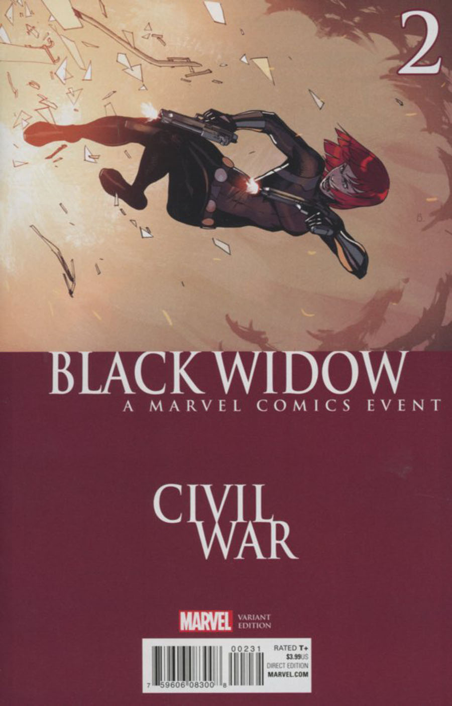 Black Widow Vol 6 #2 Cover B Variant Civil War Cover