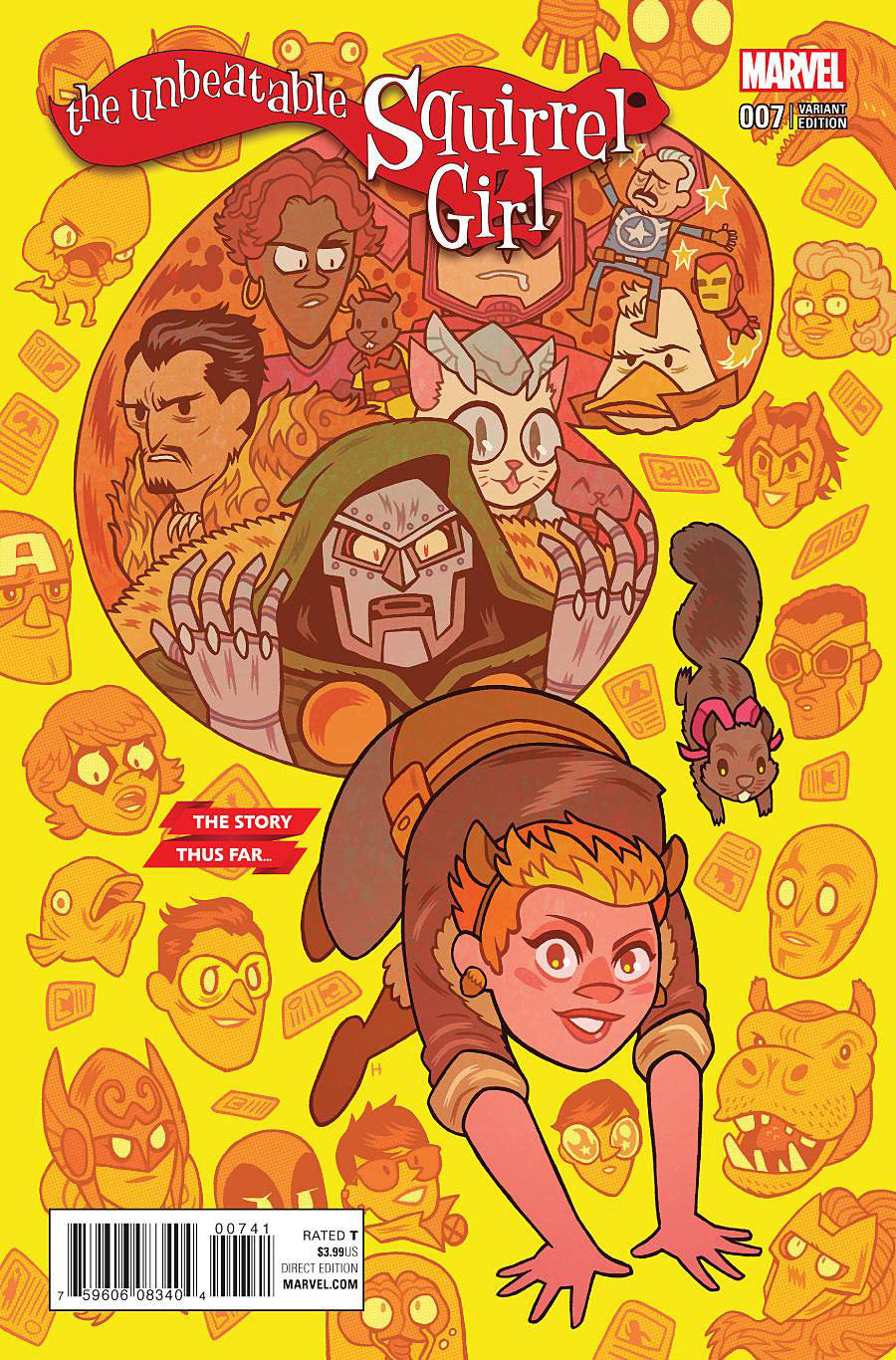 Unbeatable Squirrel Girl Vol 2 #7 Cover B Variant Dan Hipp Story Thus Far Cover