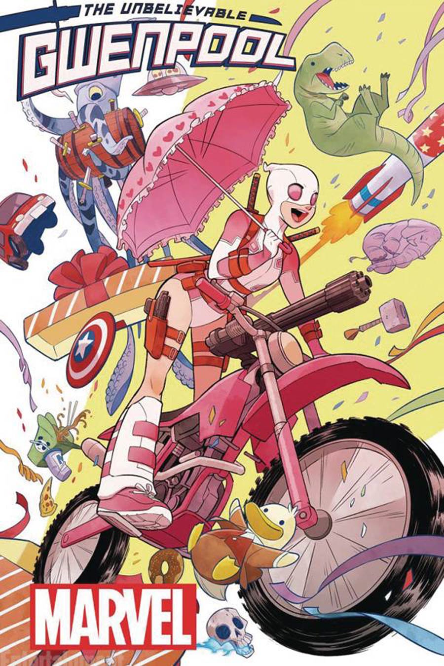 Gwenpool #1 Cover I DF Signed By Christopher Hastings