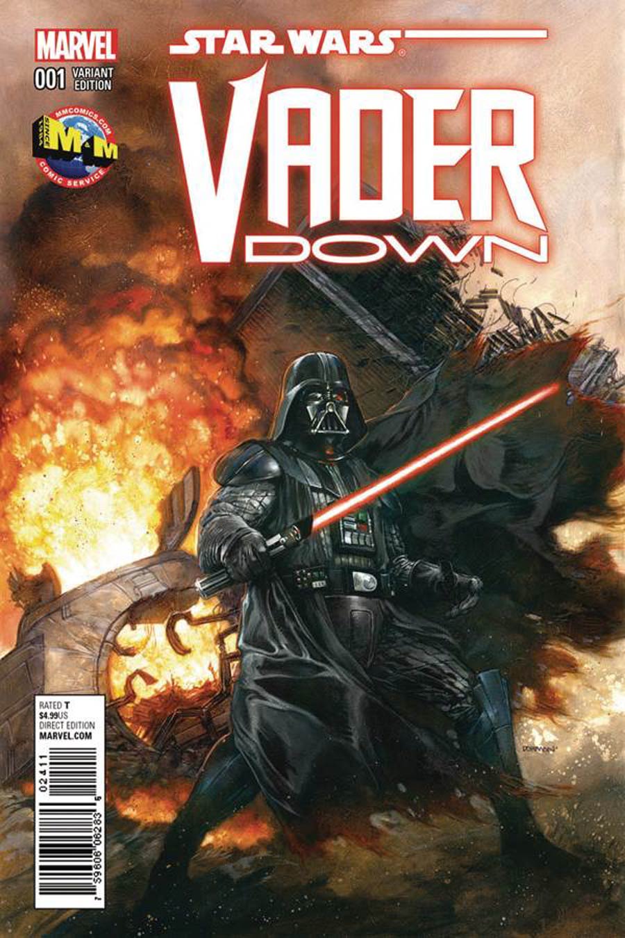 Star Wars Vader Down #1 Cover K DF M&M Comics Exclusive Dave Dorman Variant Cover (Vader Down Part 1)
