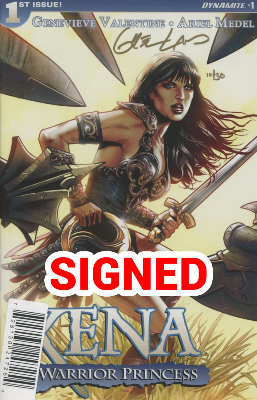Xena Warrior Princess Vol 3 #1 Cover H DF Signed By Greg Land