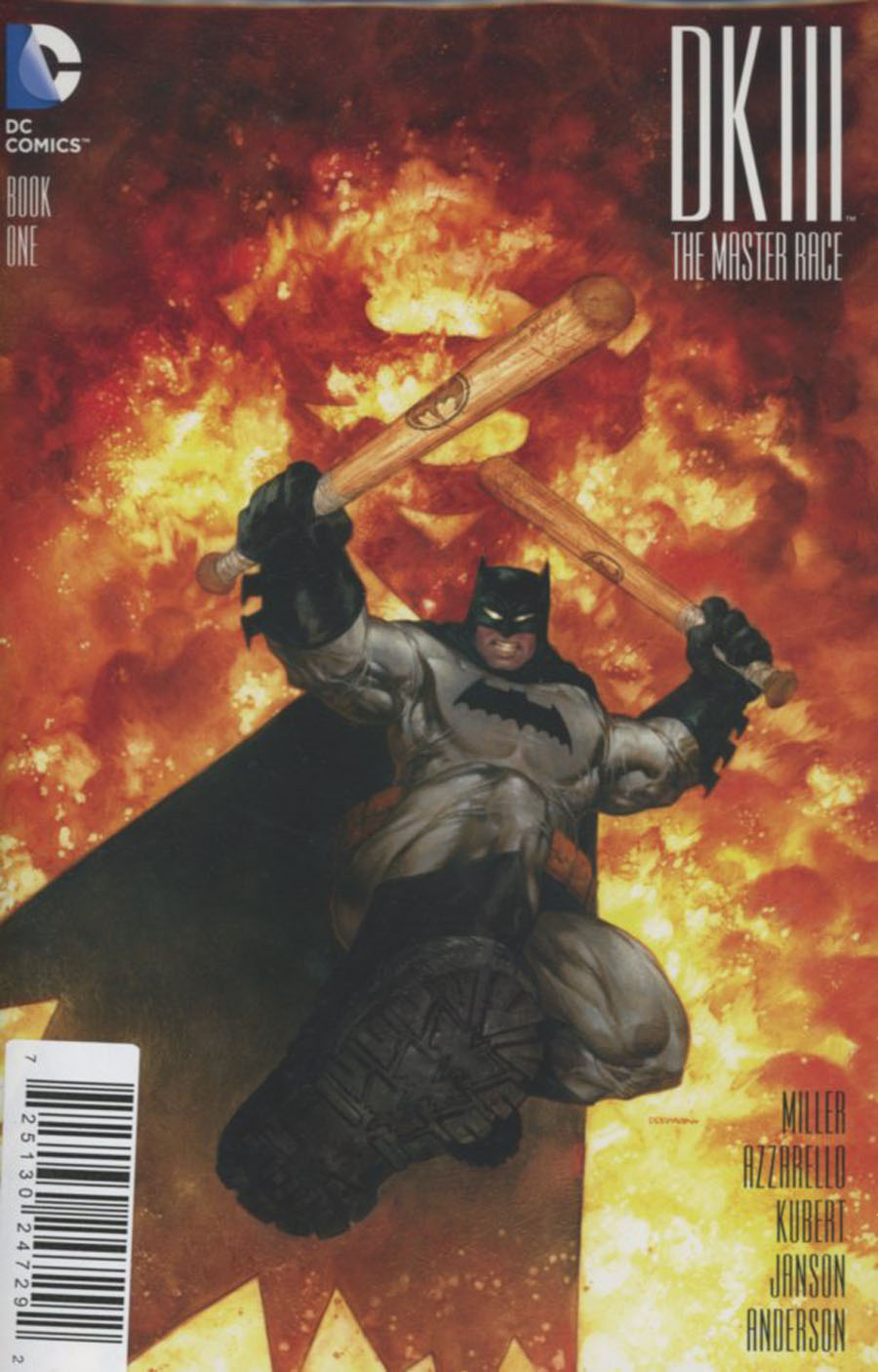 Dark Knight III The Master Race #1 Cover Z-S DF M&M Exclusive Dave Dorman Variant Cover