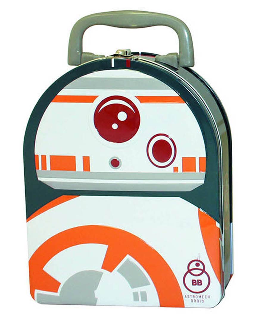 Star Wars Episode VII The Force Awakens Arch Carry All Tin Tote - BB-8