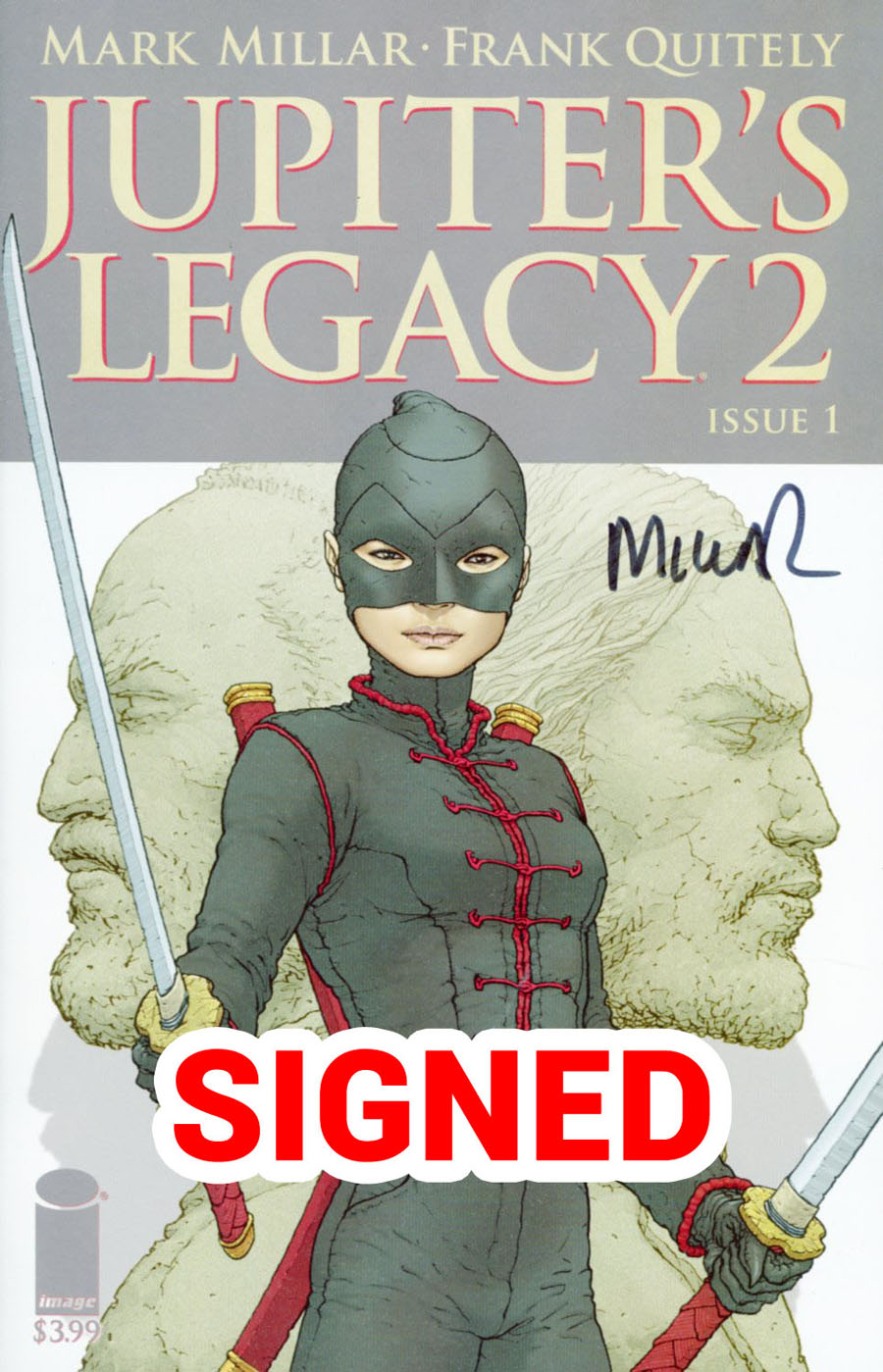 Jupiters Legacy Vol 2 #1 Cover H Regular Frank Quitely Cover Signed By Mark Millar (Limit 1 Per Customer)