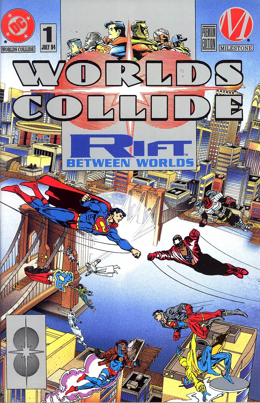 Worlds Collide #1 Cover D Platinum Cover