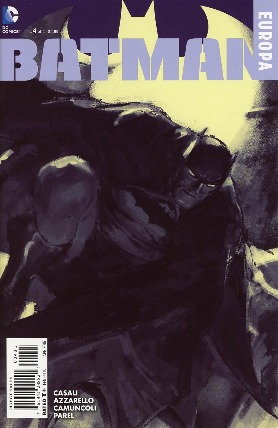 Batman Europa #4 Cover C Incentive Gerald Parel Sketch Cover