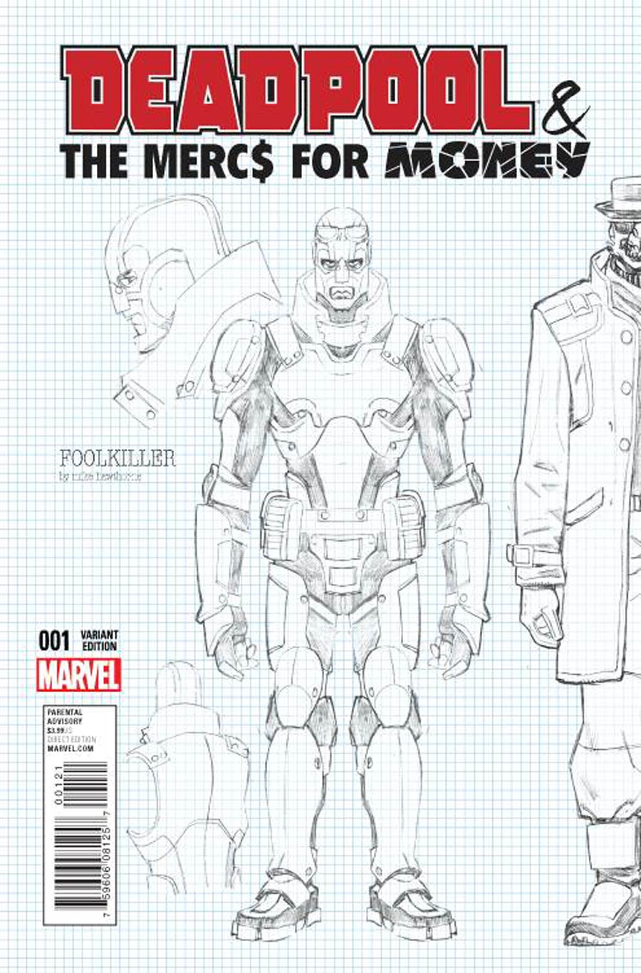 Deadpool And The Mercs For Money #1 Cover E Incentive Mike Hawthorne Design Variant Cover