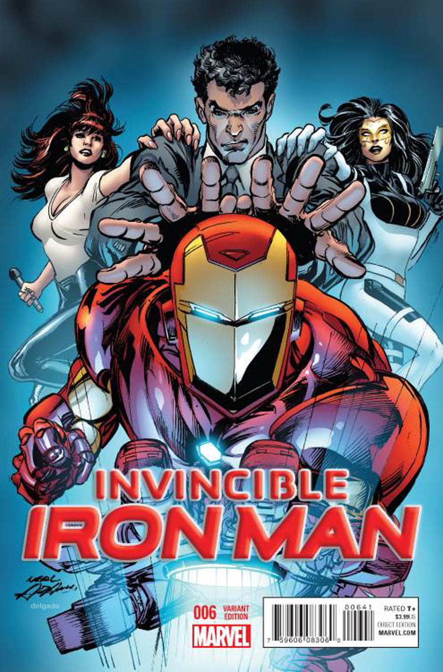 Invincible Iron Man Vol 2 #6 Cover D Incentive Neal Adams Variant Cover