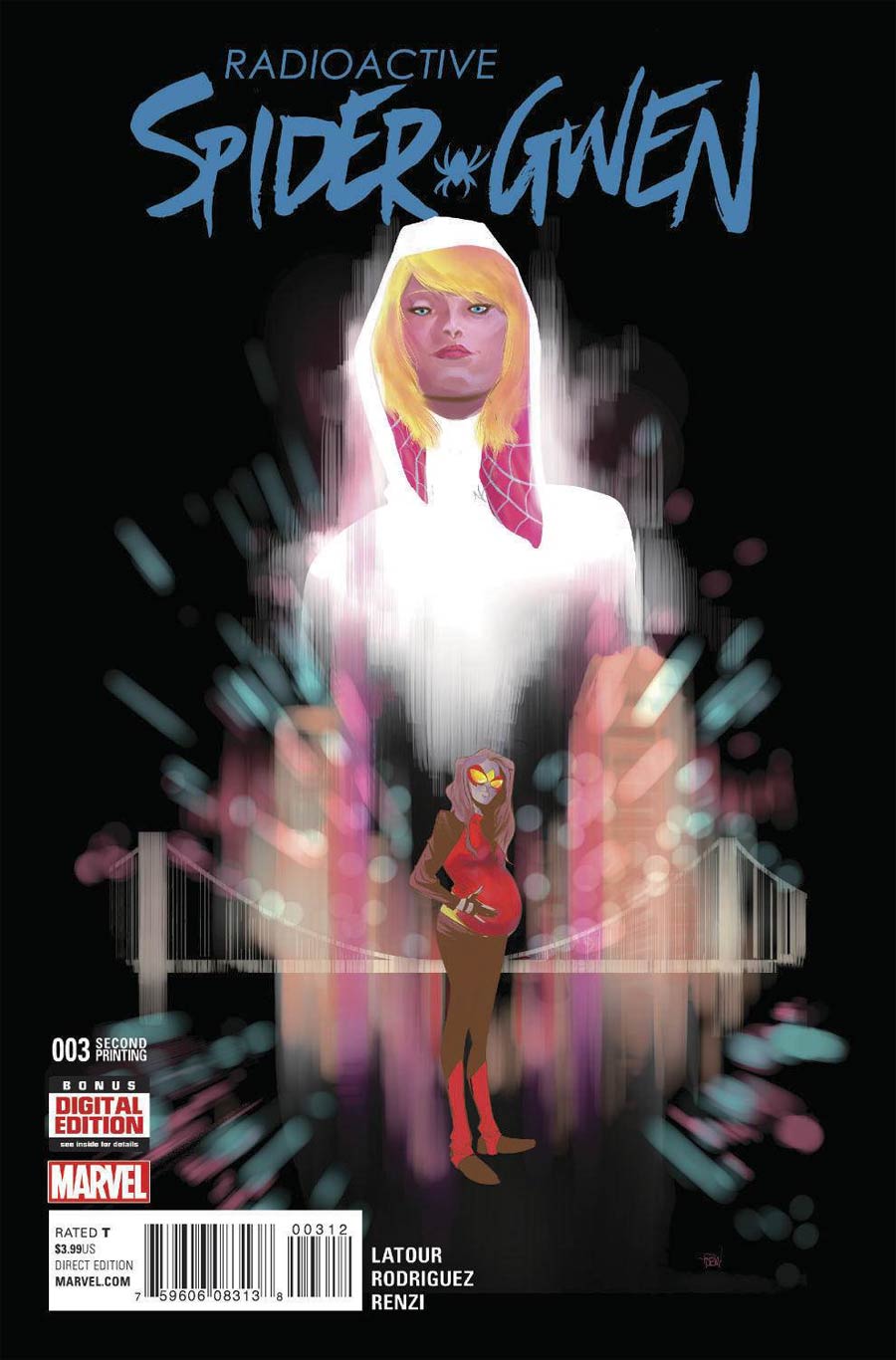 Spider-Gwen Vol 2 #3 Cover C 2nd Ptg Robbi Rodriguez Variant Cover