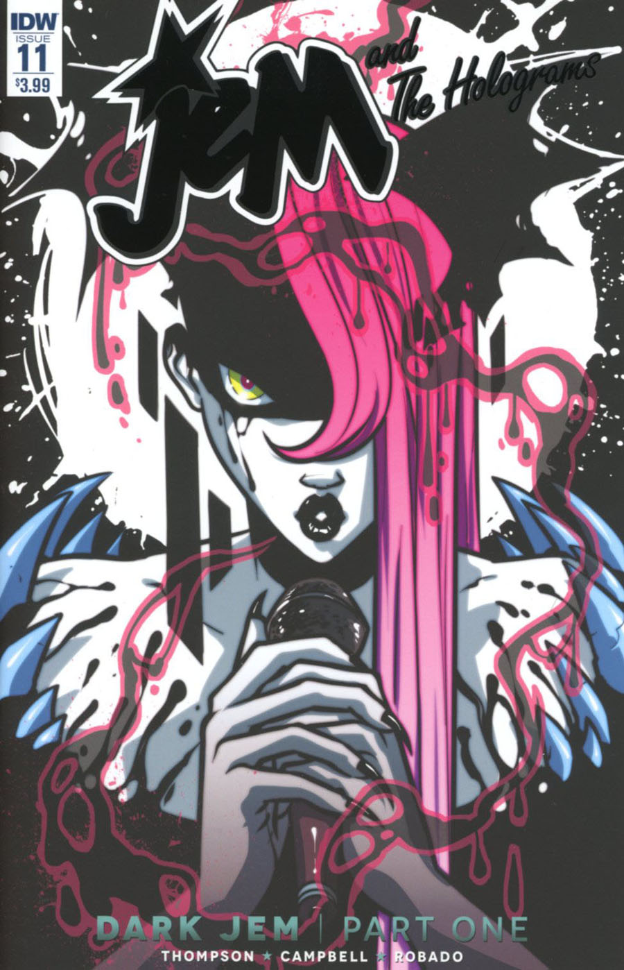 Jem And The Holograms #11 Cover A Regular Sophie Campbell Jem Close-Up Cover