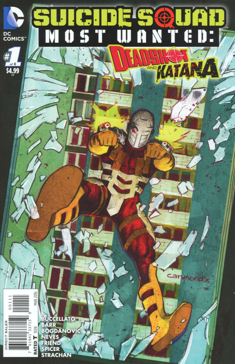 Suicide Squad Most Wanted Deadshot Katana #1 Cover A Deadshot