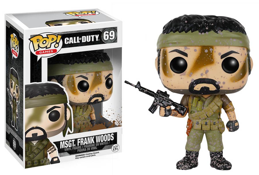 POP Games 69 Call Of Duty Msgt Frank Woods Vinyl Figure