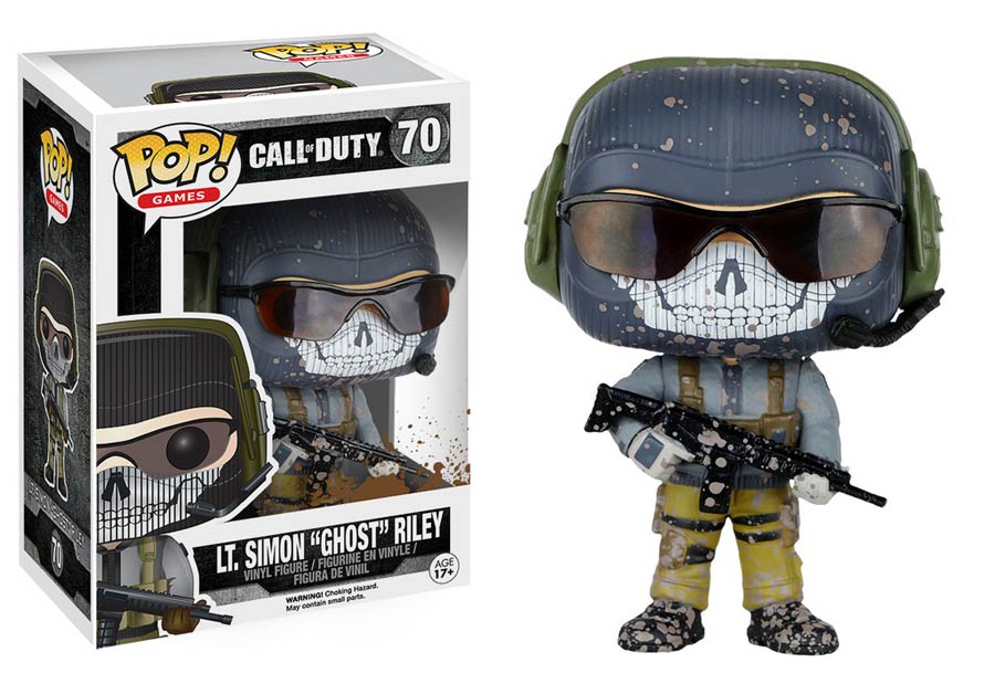 POP Games 70 Call Of Duty Lt Simon Ghost Riley Vinyl Figure