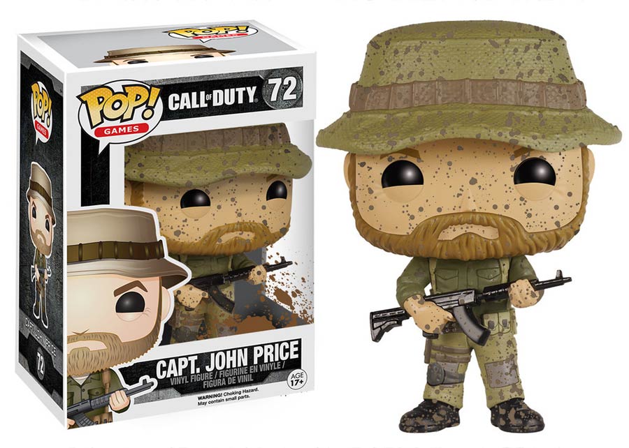 POP Games 72 Call Of Duty Capt John Price Vinyl Figure