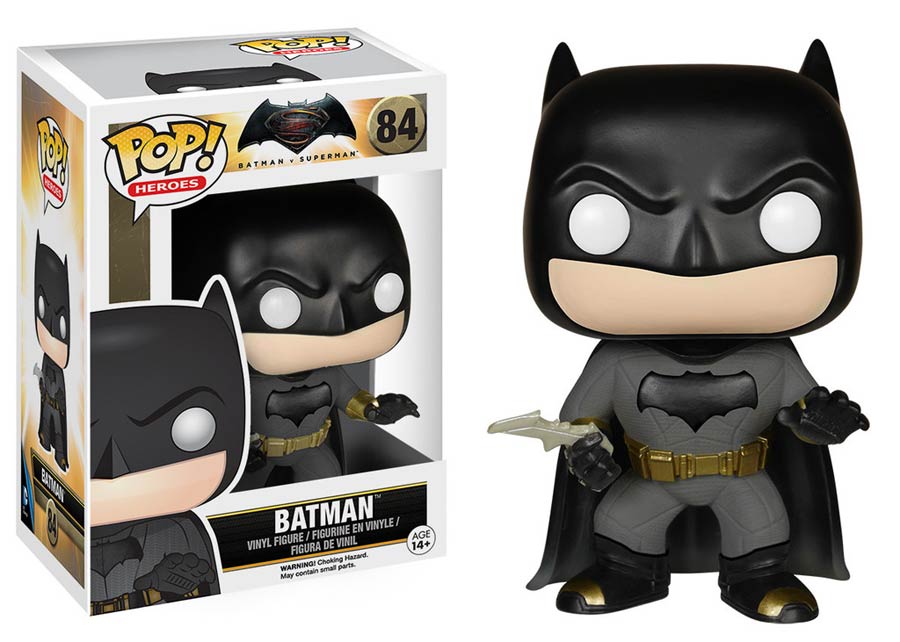 POP Heroes 84 Batman v Superman Dawn Of Justice Batman Vinyl Figure