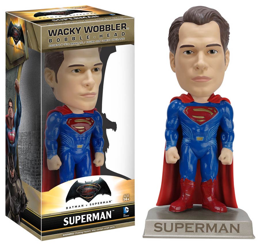 Batman v Superman Dawn Of Justice Superman Wacky Wobbler