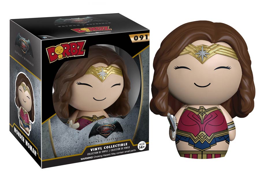 Dorbz 091 Batman v Superman Dawn Of Justice Wonder Woman Vinyl Figure