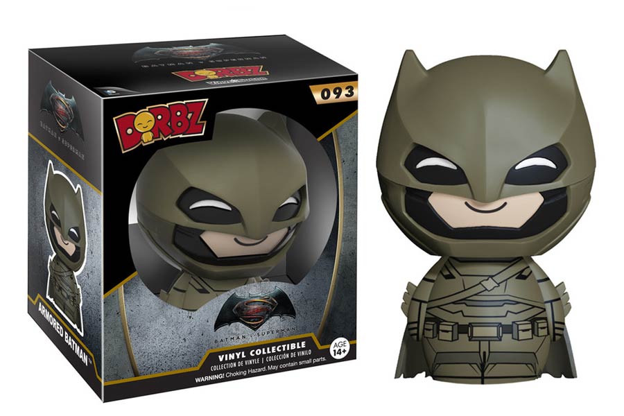 Dorbz 093 Batman v Superman Dawn Of Justice Armored Batman Vinyl Figure