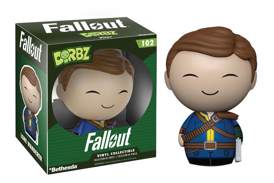 Dorbz 102 Fallout Lone Wanderer Male Vinyl Figure
