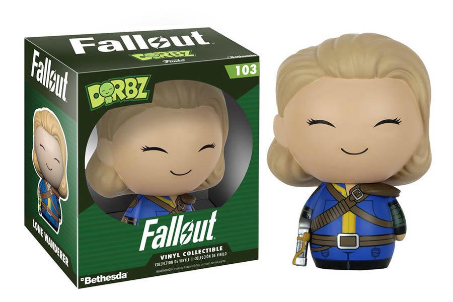 Dorbz 103 Fallout Lone Wanderer Female Vinyl Figure