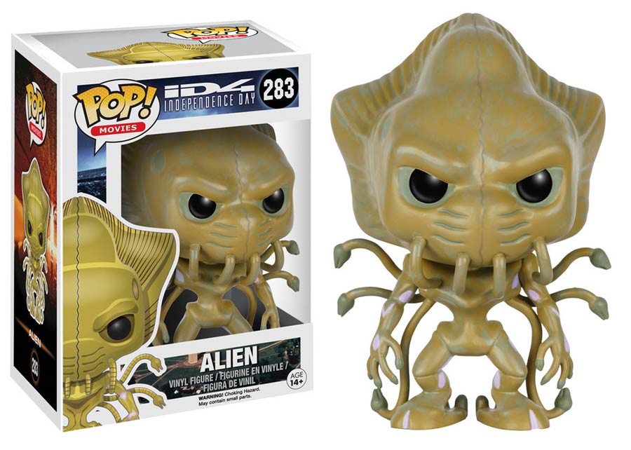 POP Movies 283 Independence Day Alien Vinyl Figure