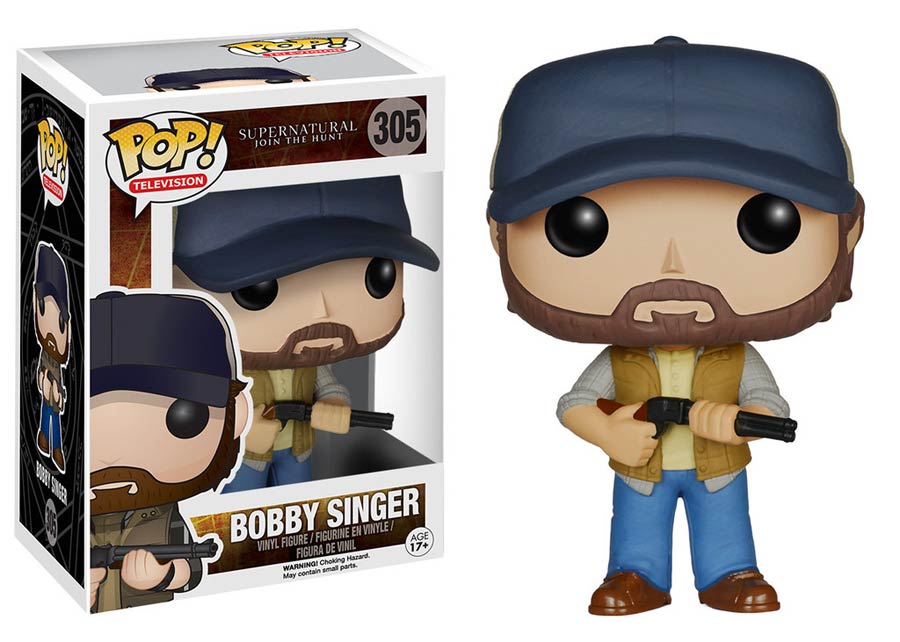 POP Television 305 Supernatural Bobby Singer Vinyl Figure