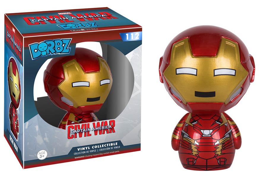 Dorbz 112 Captain America Civil War Iron Man Vinyl Figure
