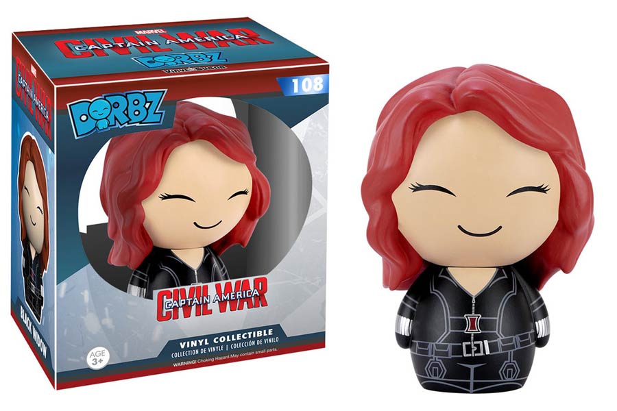 Dorbz 108 Captain America Civil War Black Widow Vinyl Figure