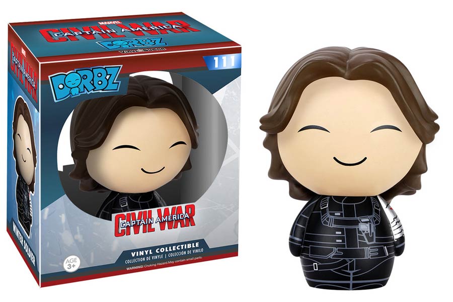 Dorbz 111 Captain America Civil War Winter Soldier Vinyl Figure