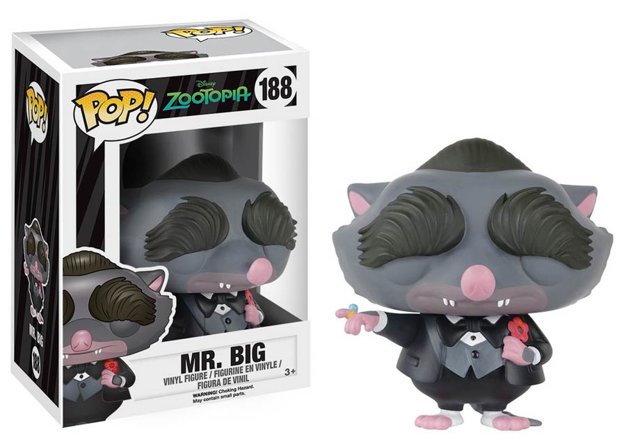 POP Disney 188 Zootopia Mr Big Vinyl Figure