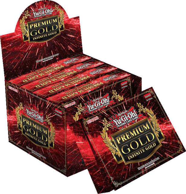 Yu-Gi-Oh TCG Premium Gold - Infinite Gold Display Of 5 Boxes