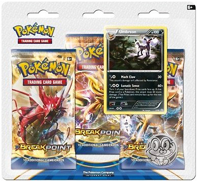 Pokemon TCG XY Breakpoint Three Booster Blister Box