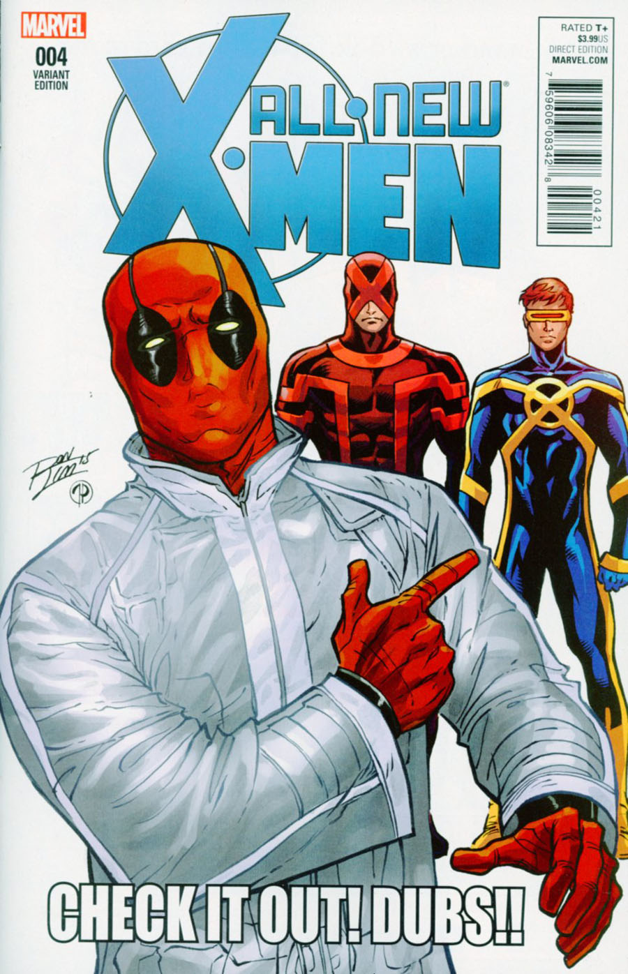 All-New X-Men Vol 2 #4 Cover B Incentive Deadpool Variant Cover