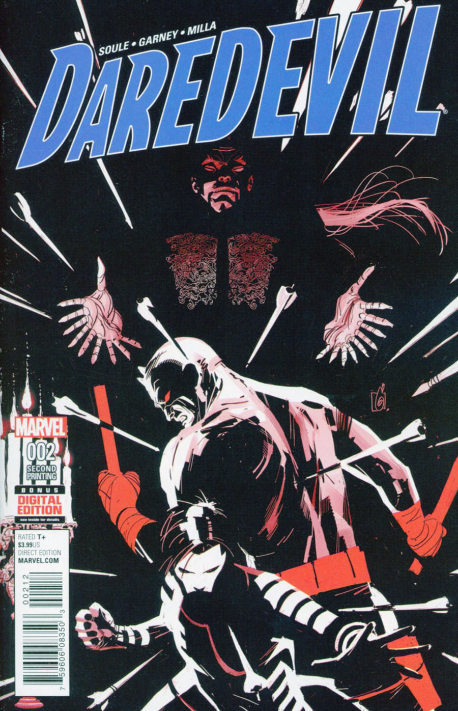 Daredevil Vol 5 #2 Cover D 2nd Ptg Ron Garney Variant Cover