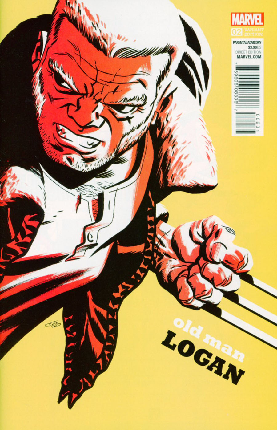 Old Man Logan Vol 2 #2 Cover B Incentive Michael Cho Variant Cover