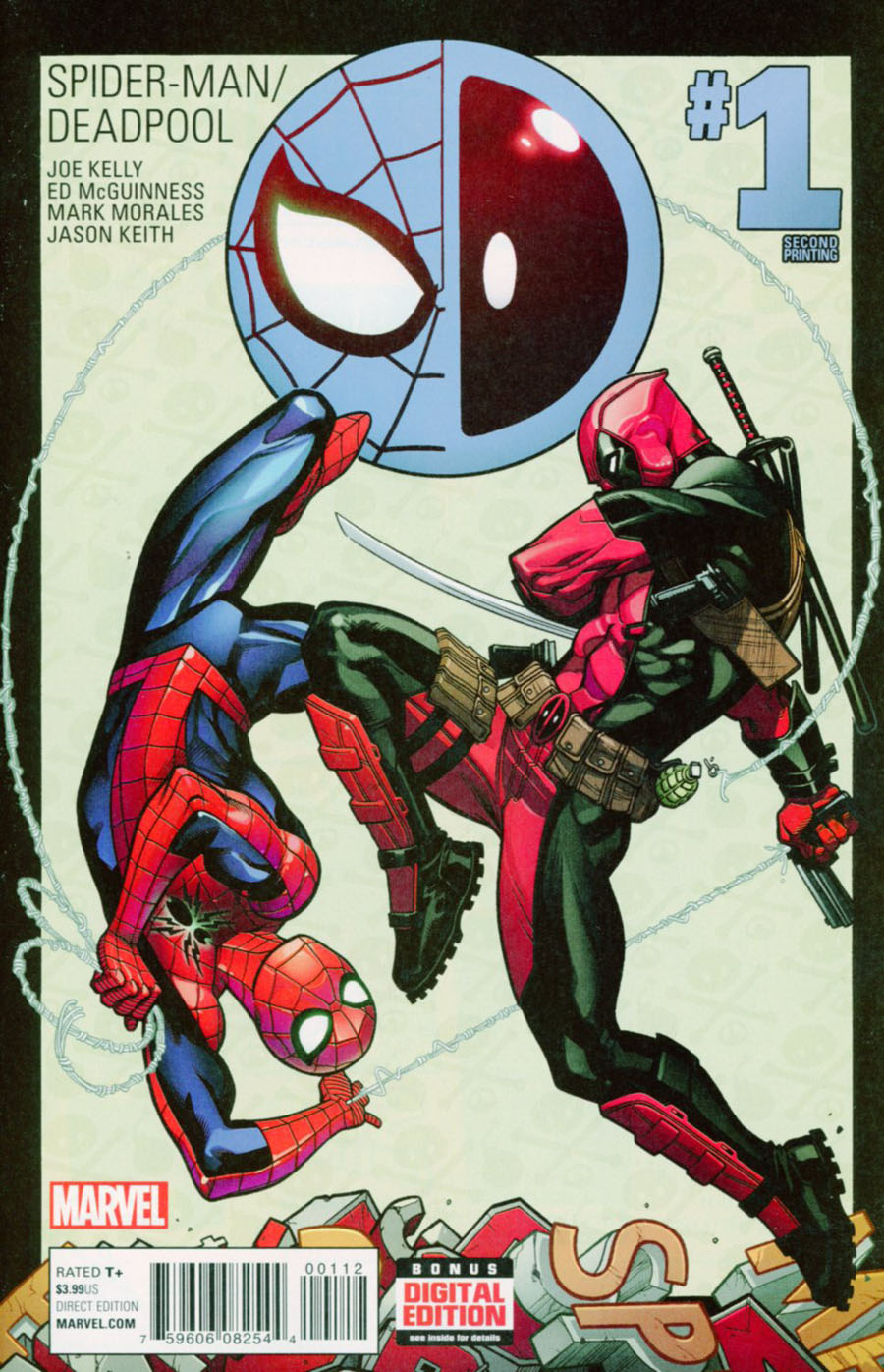 Spider-Man Deadpool #1 Cover I 2nd Ptg Ed McGuinness Variant Cover