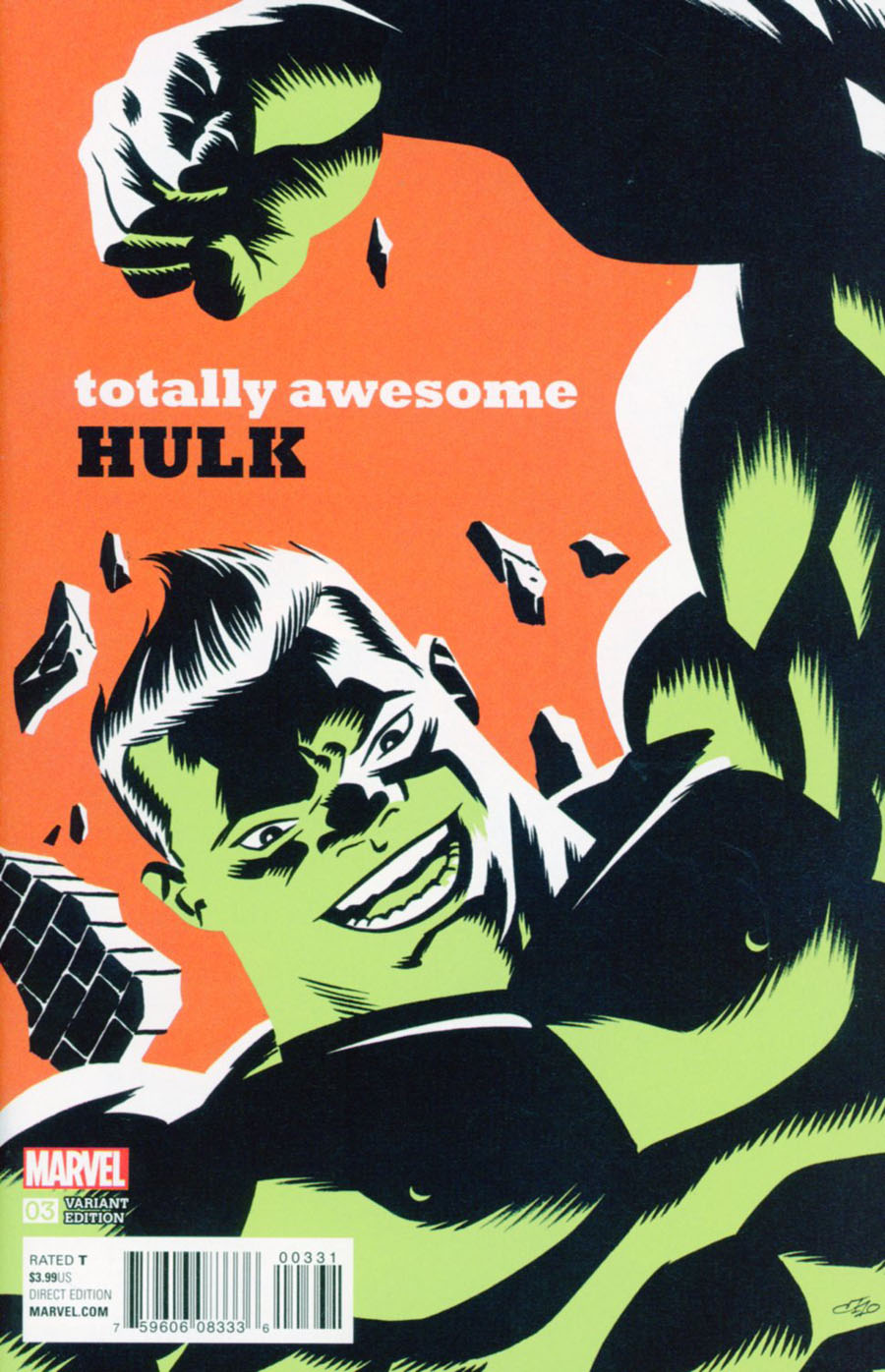 Totally Awesome Hulk #3 Cover B Incentive Michael Cho Variant Cover
