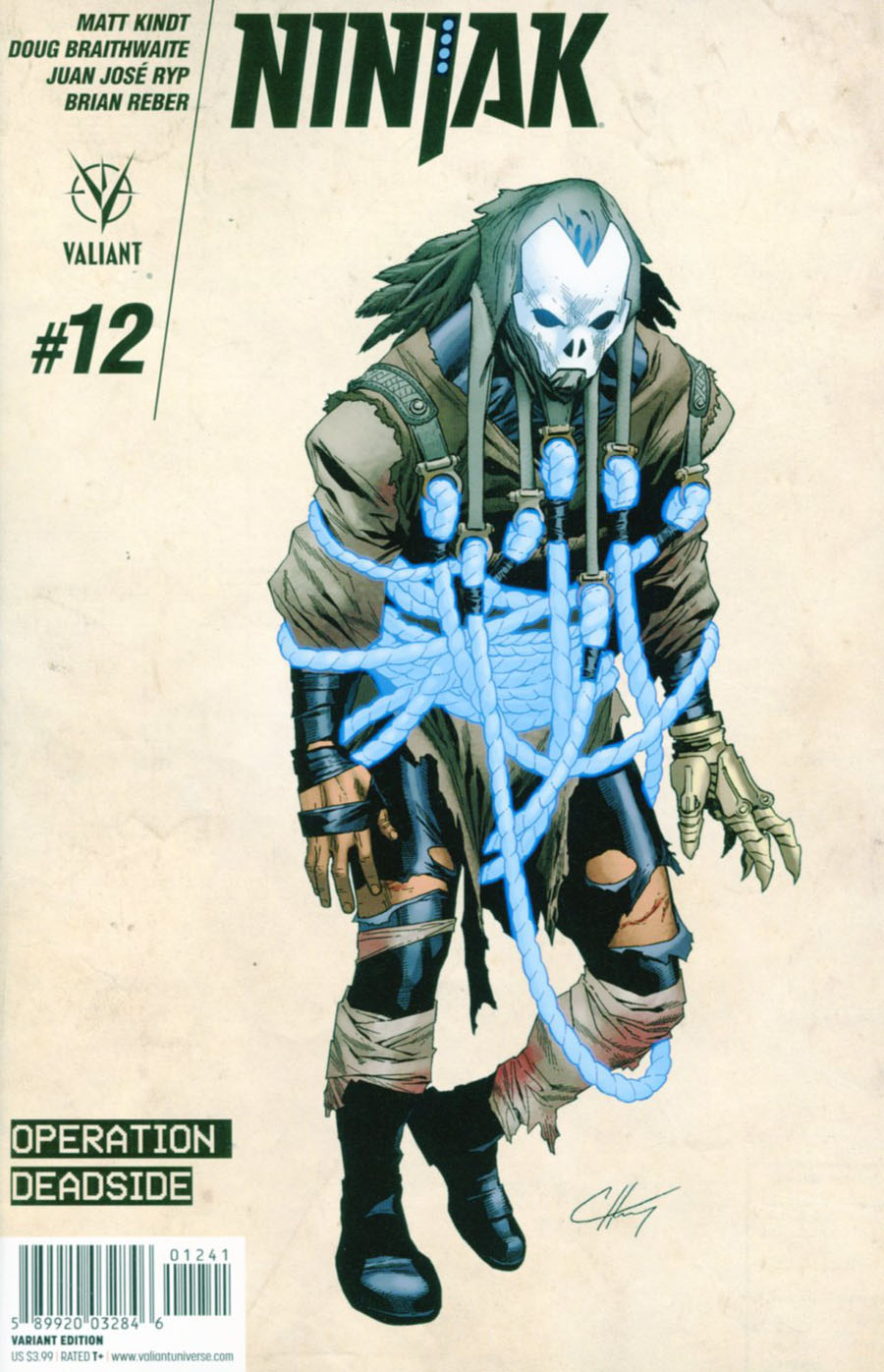 Ninjak Vol 3 #12 Cover D Incentive Clayton Henry Character Design Variant Cover