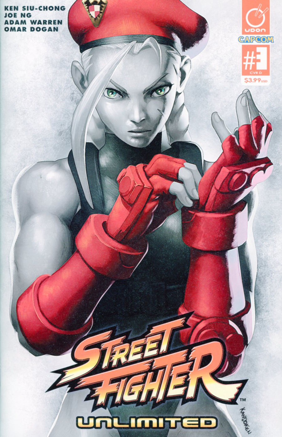 Street Fighter Unlimited #3 Cover D Incentive Kandoken Street Fighter V Game Variant Cover