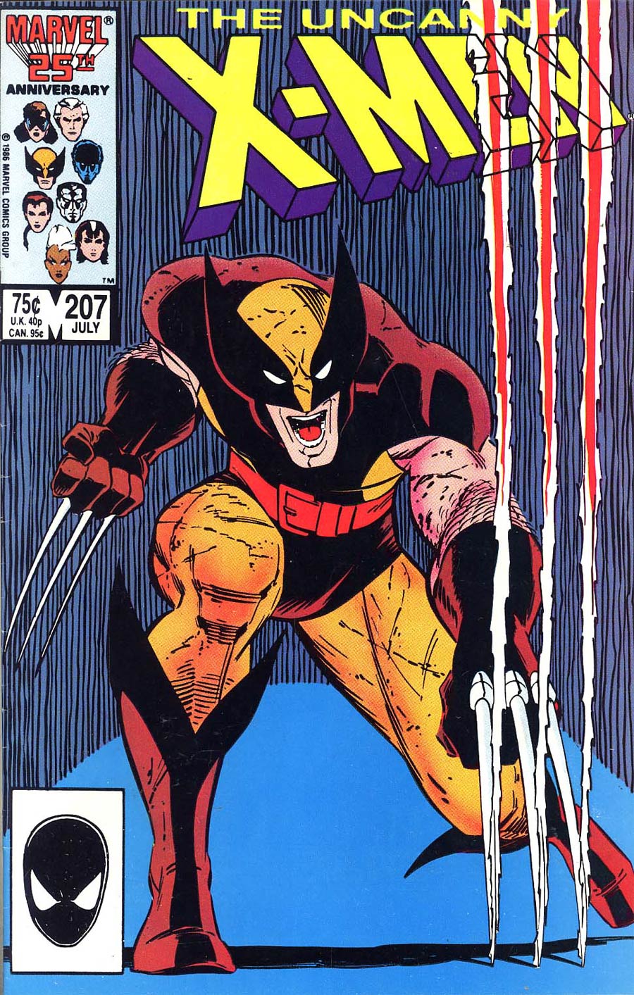 Uncanny X-Men #207 Cover B 2nd Ptg