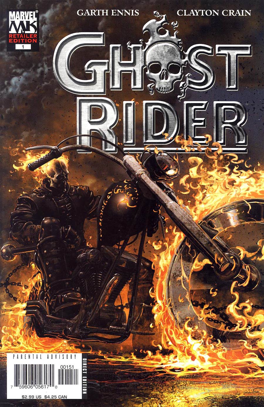Ghost Rider Vol 4 Road To Damnation #1 Cover C Retailer Edition