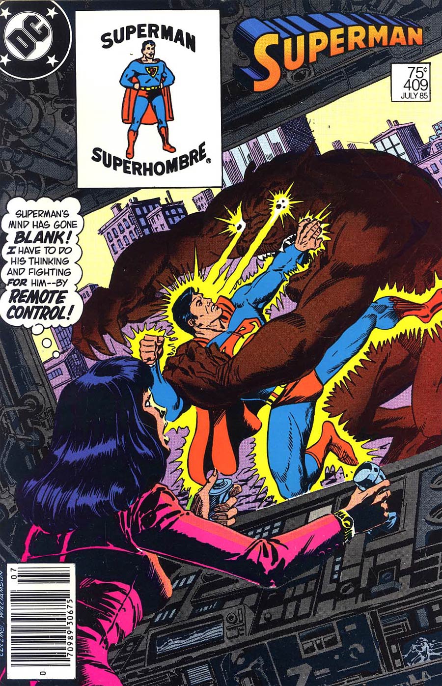 Superman #409 SuperHombre Logo Variant