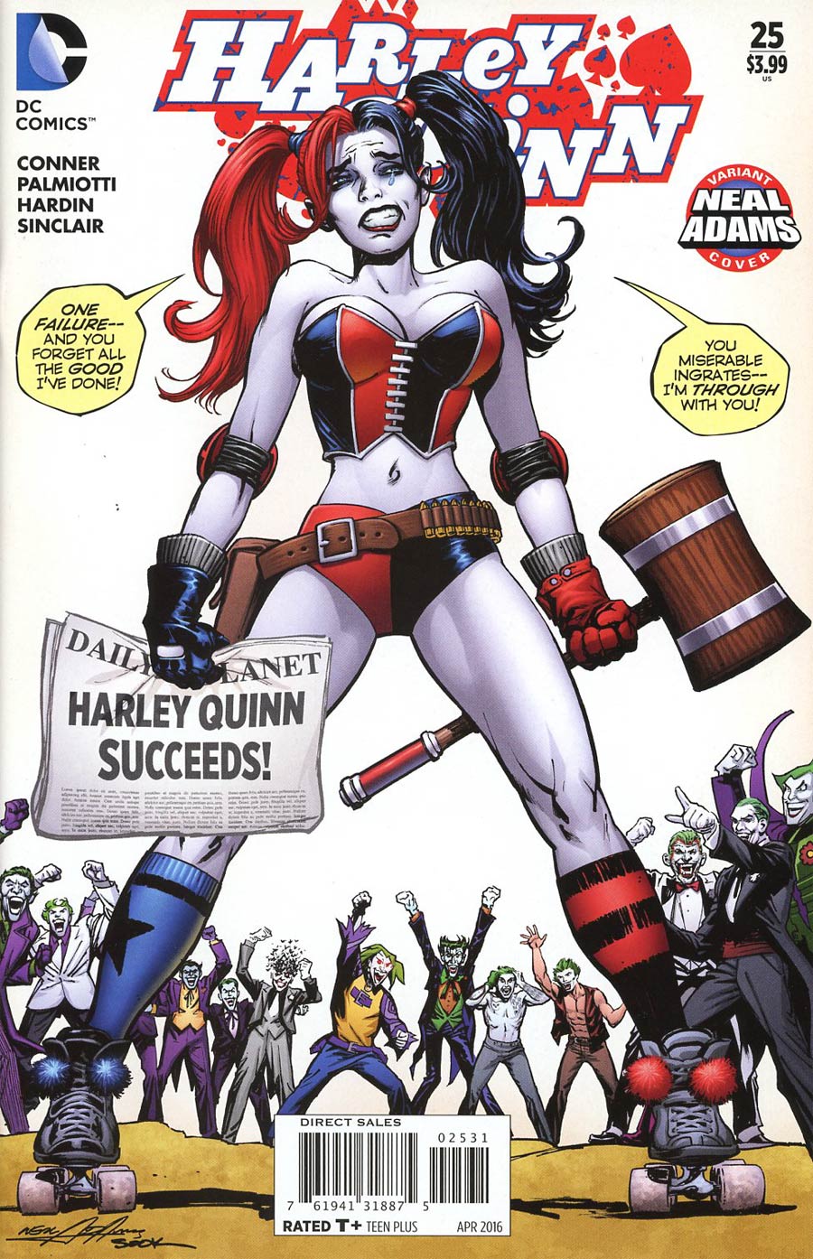 Harley Quinn Vol 2 #25 Cover B Variant Neal Adams Cover