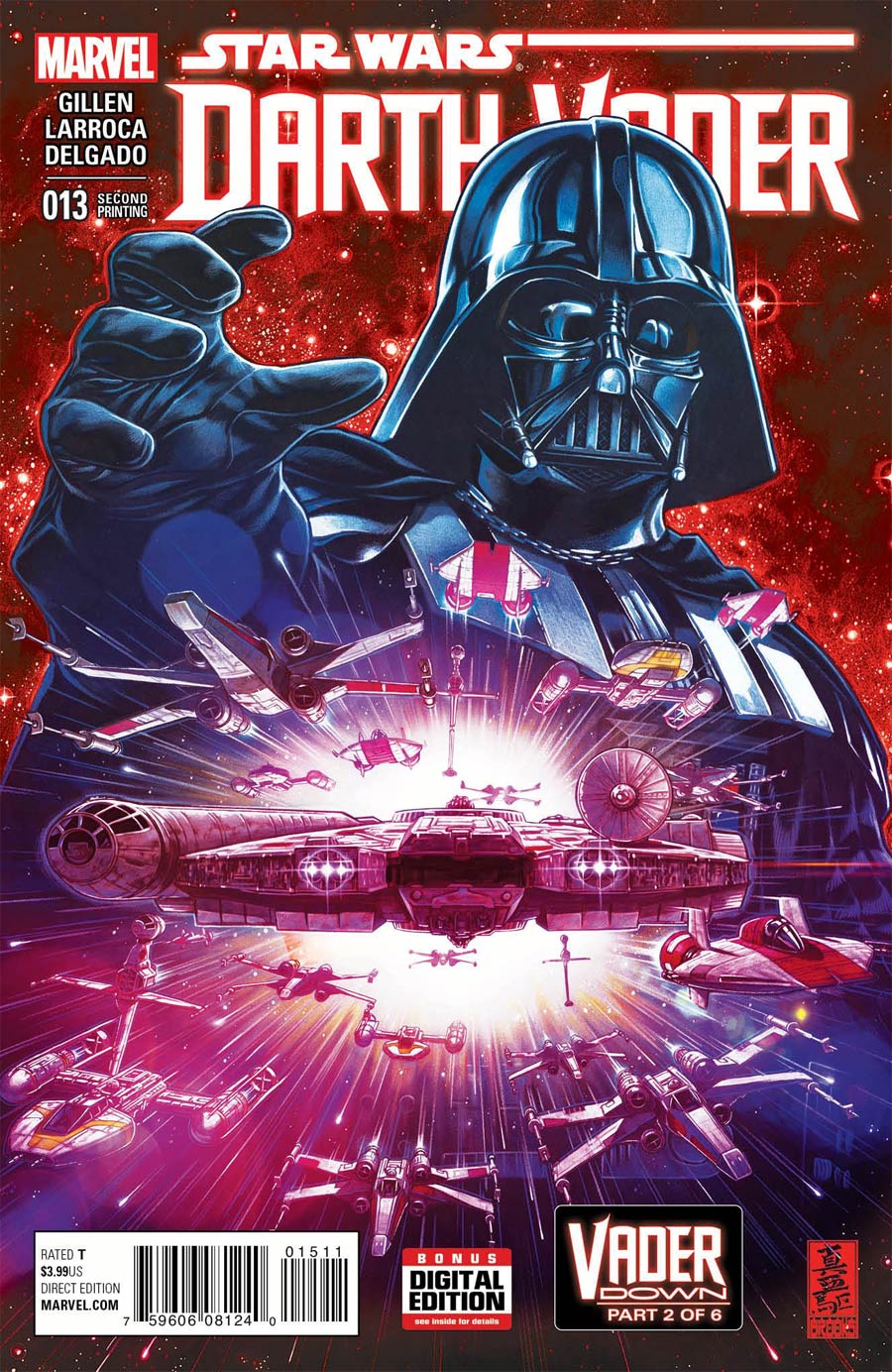 Darth Vader #13 Cover C 2nd Ptg Mark Brooks Variant Cover (Vader Down Part 2)