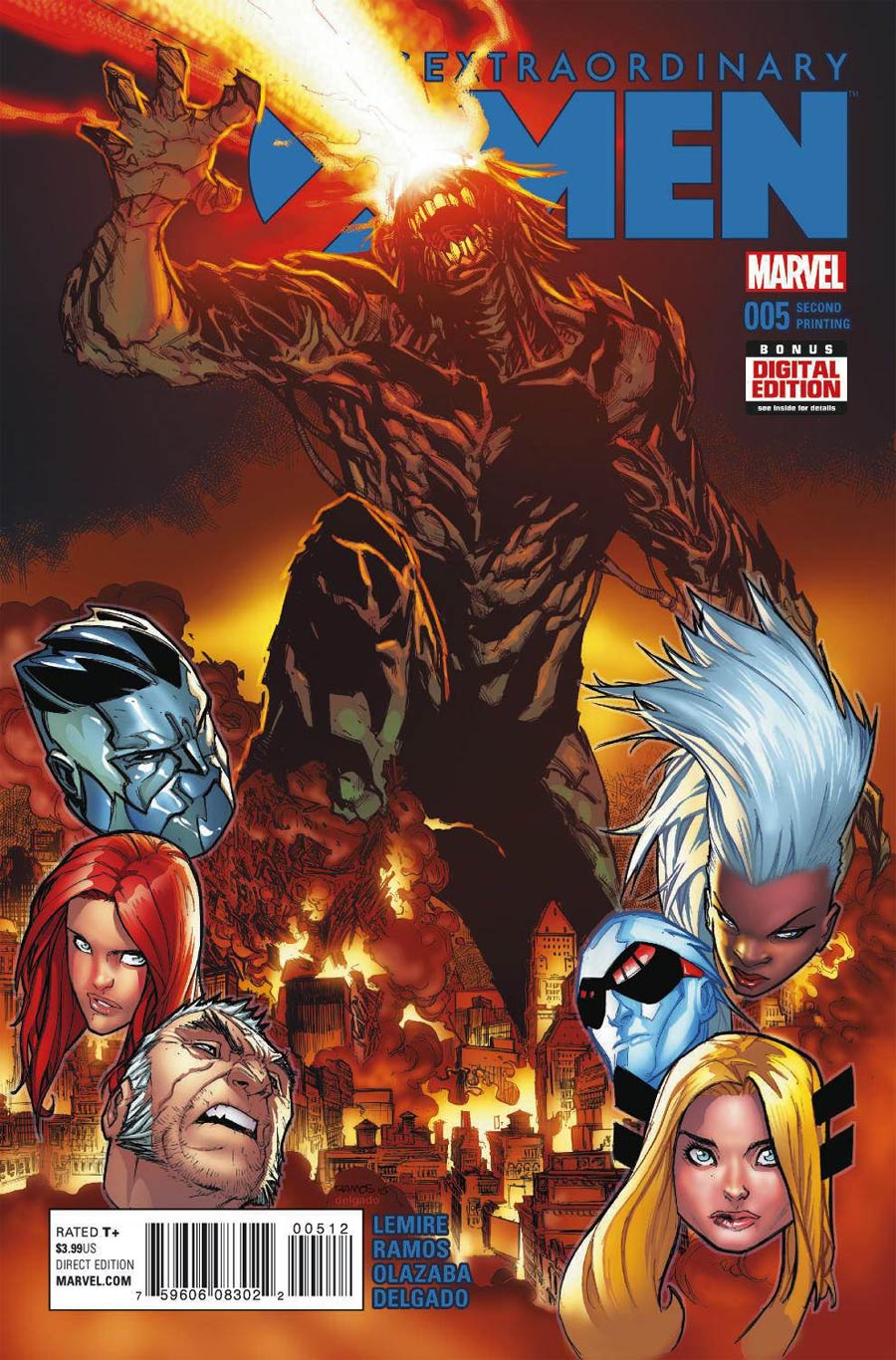 Extraordinary X-Men #5 Cover B 2nd Ptg Humberto Ramos Variant Cover